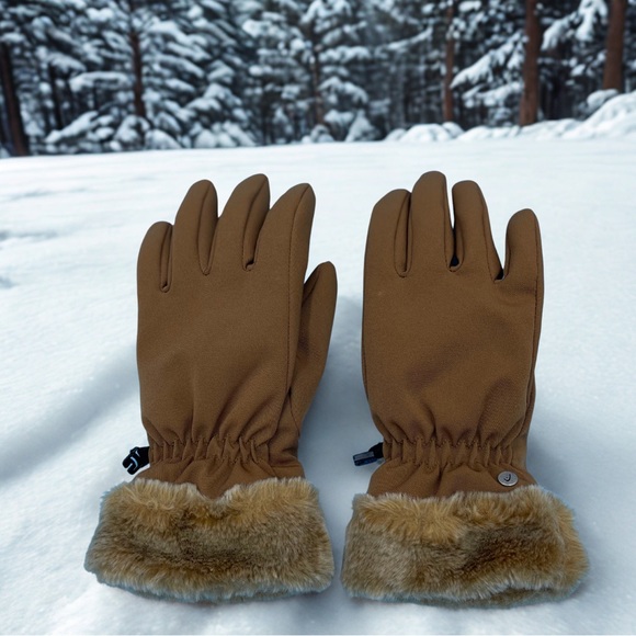 Like New! HEAD Weatherproof Faux Fur Winter Gloves - Picture 2 of 5